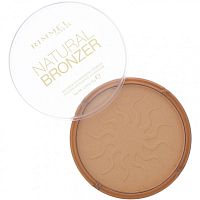 Rimmel London, Natural Bronzer, водостойкая бронзирующая пудра, оттенок 021 «Солнечный свет», 14 г