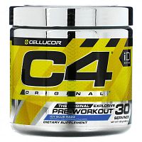 Cellucor, C4 Original Explosive, предтренировочный комплекс, с освежающим вкусом голубой малины, 195 г (6,88 унции)