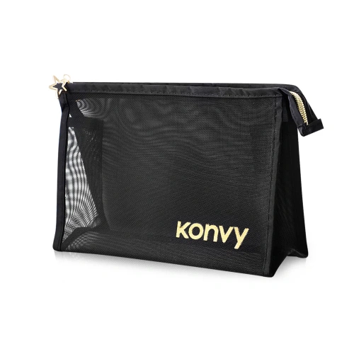 Konvy Mesh Triangle Cosmetic Bag