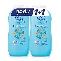 Babi Mild & Beyond Prebiotic Protection Organic Baby Powder [350g x 2pcs]