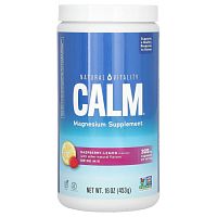 Natural Vitality, CALM, смесь для приготовления антистрессового напитка, со вкусом малины и лимона, 453 г (16 унций) Natural Vitality, CALM, смесь для приготовления антистрессового напитка, со вкусом малины и лимона, 453 г (16 унций)
