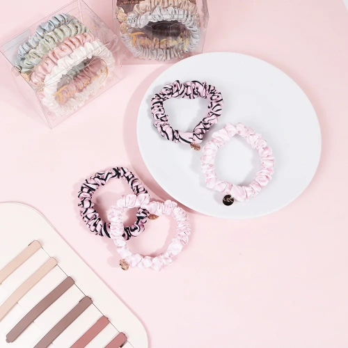 Ferrany London Silk Scrunchies Set 4pcs фото 5