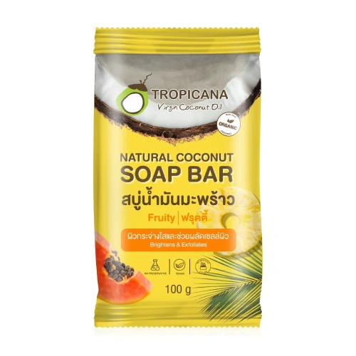 Tropicana Natural Coconut Soap Bar 100g Tropicana Natural Coconut Soap Bar 100g