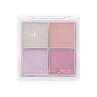 ODBO Signature 4 Shades Highlighter 10g