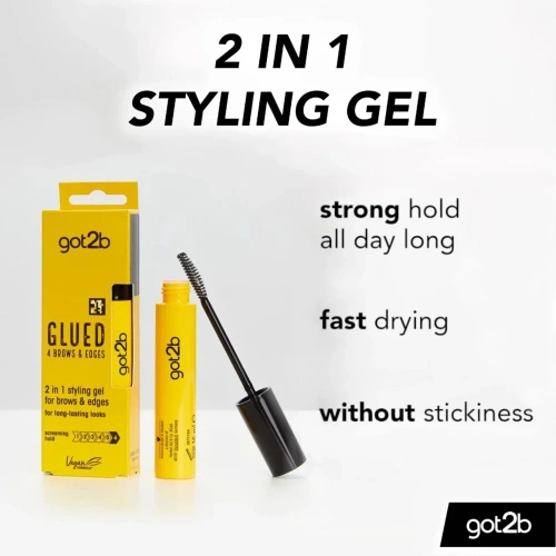 Schwarzkopf Got2B Glued 4 Brows & Edges 16ml фото 2 Schwarzkopf Got2B Glued 4 Brows & Edges 16ml фото 2