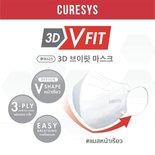 CURESYS 3D V Fit Mask 20pcs фото 3