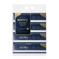 Konvy Soft & Strong Facial Tissue [100 Sheets x 4pcs]