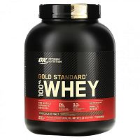 Optimum Nutrition, Gold Standard 100% Whey, шоколадный солод, 2,27 кг (5 фунтов)