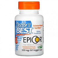 Doctor's Best, Epicor, 500 мг, 60 вегетарианских капсул