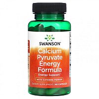 Swanson, Формула с пируватом кальция, 60 капсул