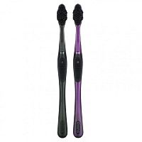 Oral-B, Зубная щетка с древесным углем, среднего размера, для детей от 3 лет, 2 зубные щетки