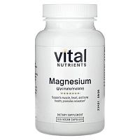 Vital Nutrients, Магний, 120 мг, 100 вегетарианских капсул Vital Nutrients, Магний, 120 мг, 100 вегетарианских капсул