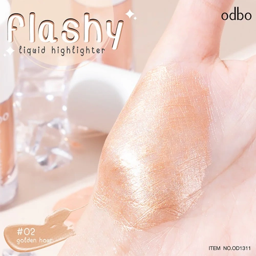 ODBO Flashy Liquid Highlighter 4g фото 4 ODBO Flashy Liquid Highlighter 4g фото 4