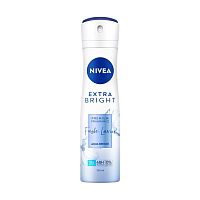 Nivea Extra Bright Premium Fragrance Fresh Lavier Aqua Breeze Spray 150 Ml.