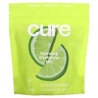 Cure Hydration, Увлажняющая смесь электролитов, лайм, 14 пакетиков по 8,3 г (0,29 унции)
