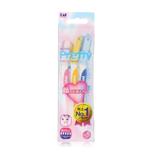 Kai Pretty Fresh L Razor [3pcs]