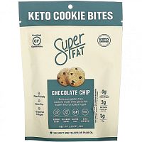 SuperFat, кето-печенье, шоколадная крошка, 64 г (2,25 унции)