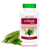 Капсулы для лечения сахарного диабета Momordica Charantia Extract Capsule Herbal One, Таиланд
