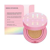 Her Hyness Nude Air Anti-Acne Serum Cushion SPF50+ PA++++ 25N Tan 12g. +Refill