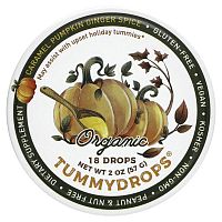 Tummydrops, Органическая карамель, тыква, имбирь, 18 капель, 57 г (2 унции)