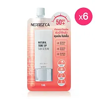 Merrezca Natural Tone Up Sun Serum SPF50+ [5ml x 6pcs]