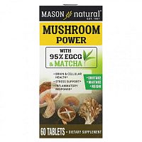 Mason Natural, Mushroom Power, 60 таблеток