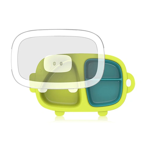 Hogokids Baby Piggy Grid Plate