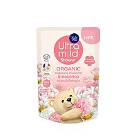 Ultra Mild By Babi Mild Shower Organic Milk Innocence 360 Ml. Refill สบู่เหลวเด็ก