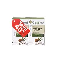 I-nature Coconut Acne Soap 120 g.  Pack 4 Pcs.