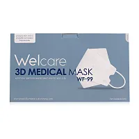 Welcare Hygiene Mask 3D Medical Mask WF-99 Wh 50pcs