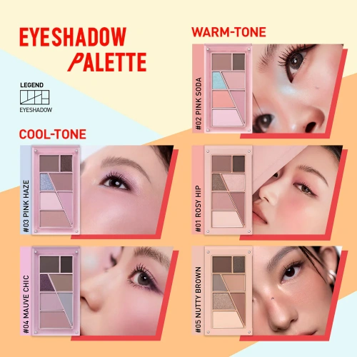 3CE Layer It All Eyeshadow Palette 7.5g фото 3
