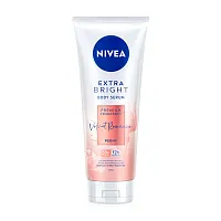NIVEA Extra Bright Body Serum Premium Fragrance Velvet Romance Peony 320ml