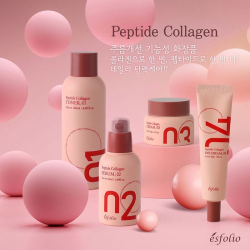 Esfolio Peptide Collagen Toner 180ml фото 3 Esfolio Peptide Collagen Toner 180ml фото 3