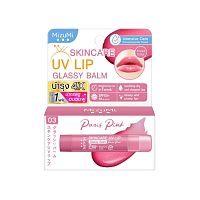 MizuMi Skincare UV Lip Glassy Balm Paris Pink 3.5g
