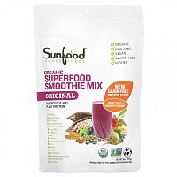 Sunfood, Сырая органическая смесь суперпродуктов для смузи, 227 г (8 унций)
