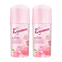 Eversense Roll On Extra White Baby Peach [45ml x 2pcs]