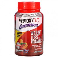 Hydroxycut, Gummies, фруктовое ассорти, 90 жевательных конфет
