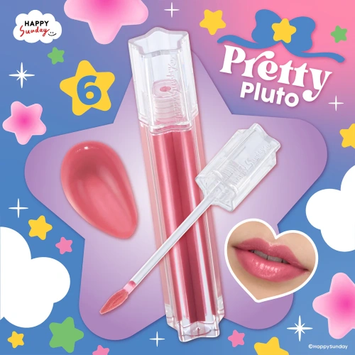 HAPPY SUNDAY Glassy Wow Lip Tint 3.5g фото 4