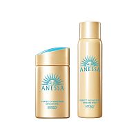 Anessa Perfect UV Sunscreen Skincare SPF50+ PA++++ Milk 60 Ml.+Spray 60 G.
