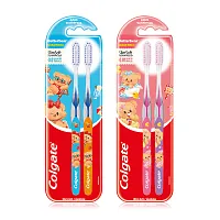 Colgate Toothbrush Slim Soft Butterbear 2pcs [Random Color]