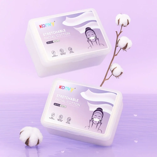 Konvy Stretchable Facial Cotton 220pcs фото 2