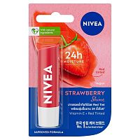 Nivea Lip Healthy Pink Strawberry Shine 4.8 G.