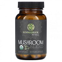 Sunwarrior, Смесь грибов, 60 веганских капсул