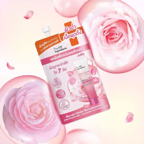 The Ingredients Rose Glow Moisturizer Booster Gel 10g фото 3 The Ingredients Rose Glow Moisturizer Booster Gel 10g фото 3