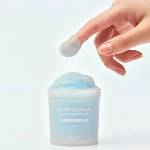 SNP Water Glow-Up Overnight Mask 100ml фото 3