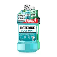 [ซื้อ 1 แถม 1] Listerine Mouthwash Cool Mint 250ml [Free! Freshburst Zero 250ml]