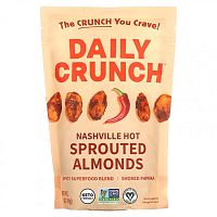 Daily Crunch, Пророщенный миндаль, острый по Нэшвиллу, 141 г (5 унций)
