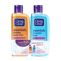 Clean & Clear Special Pack Foaming Facial 100ml + Oil Toner 100ml