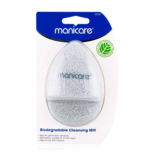 Manicare Biodegradable Cleansing Mitt 1pc