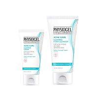 Physiogel Acne Care Cream 50 ml.  Foam Cleanser 120 ml.